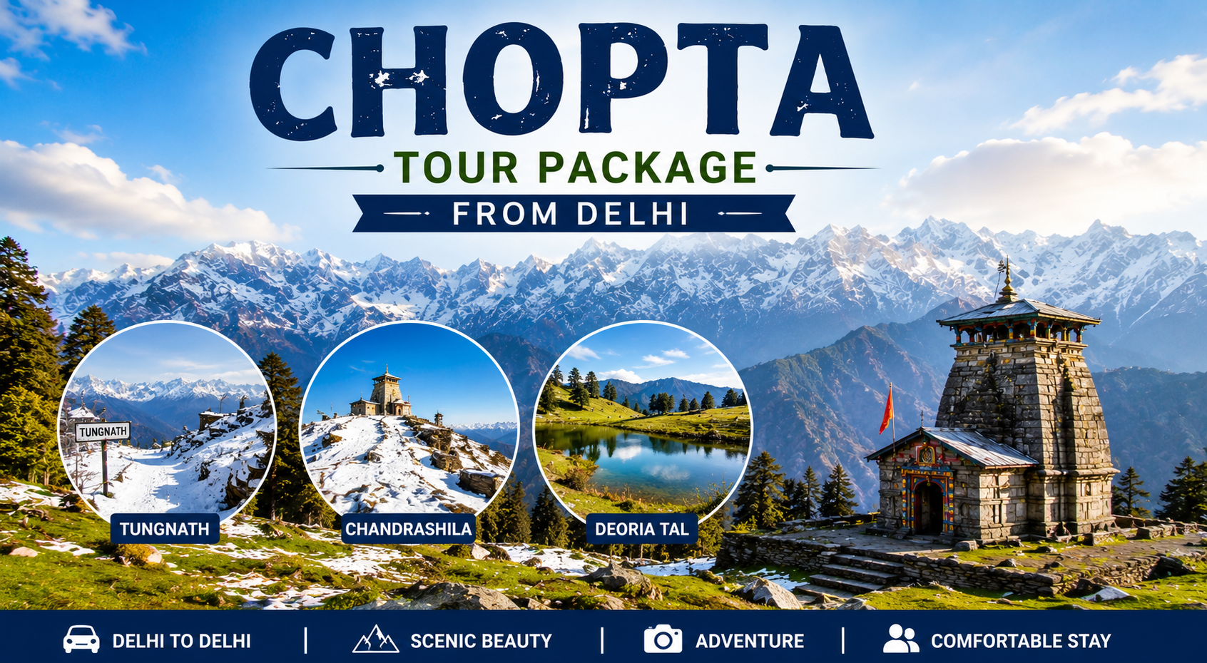 Chopta Tour Package From Delhi